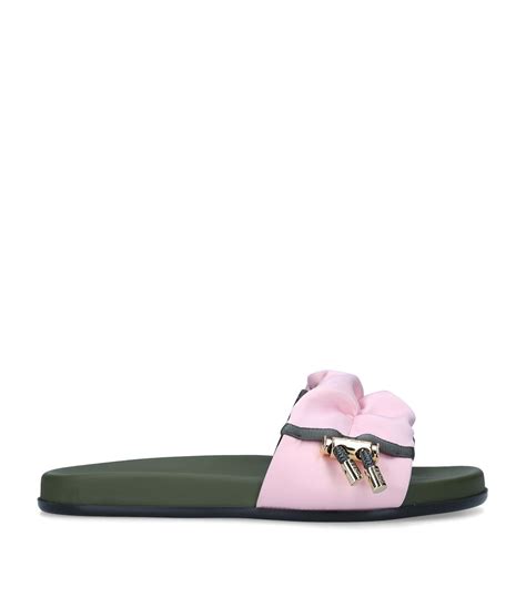 pink fendi slides|Fendi slides for women.